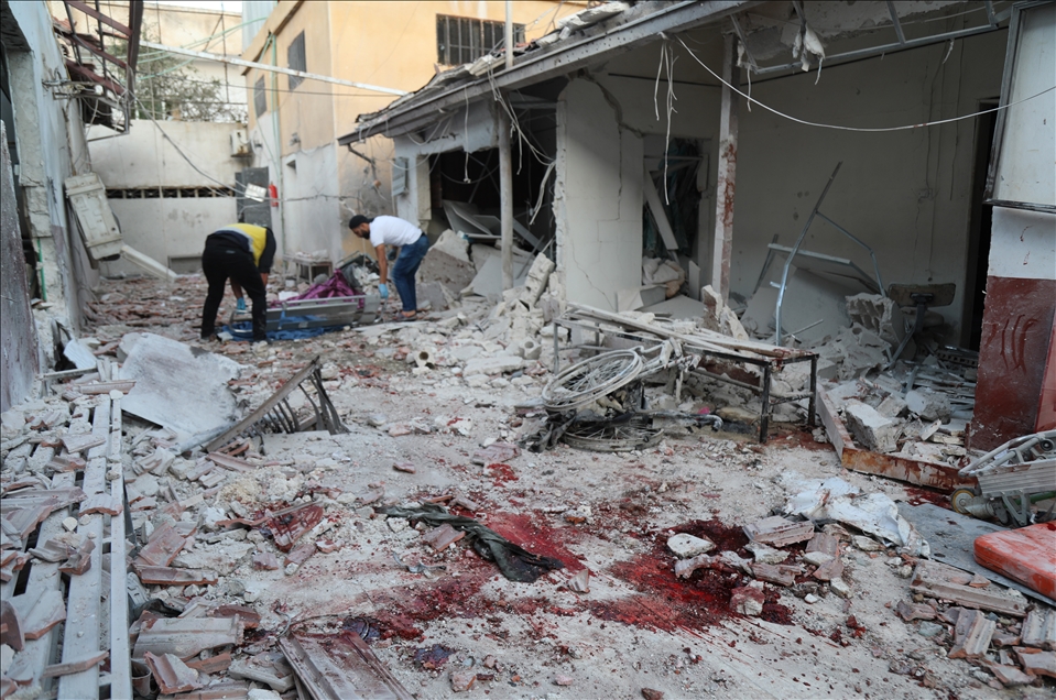 YPG/PKK'nın Afrin'de hastaneye düzenlediği saldırıda 13 sivil hayatını kaybetti, 27 sivil yaralandı