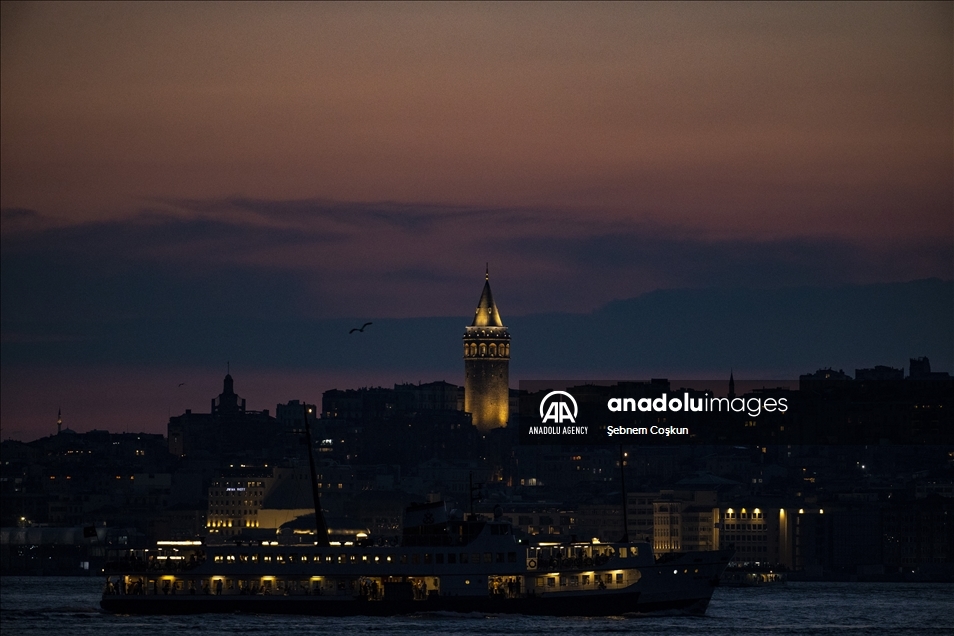 Sunset in Istanbul