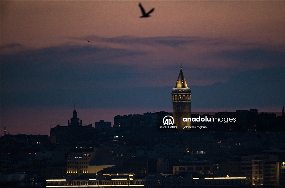 Sunset in Istanbul