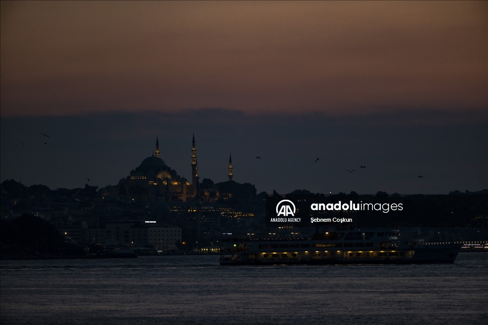 Sunset in Istanbul