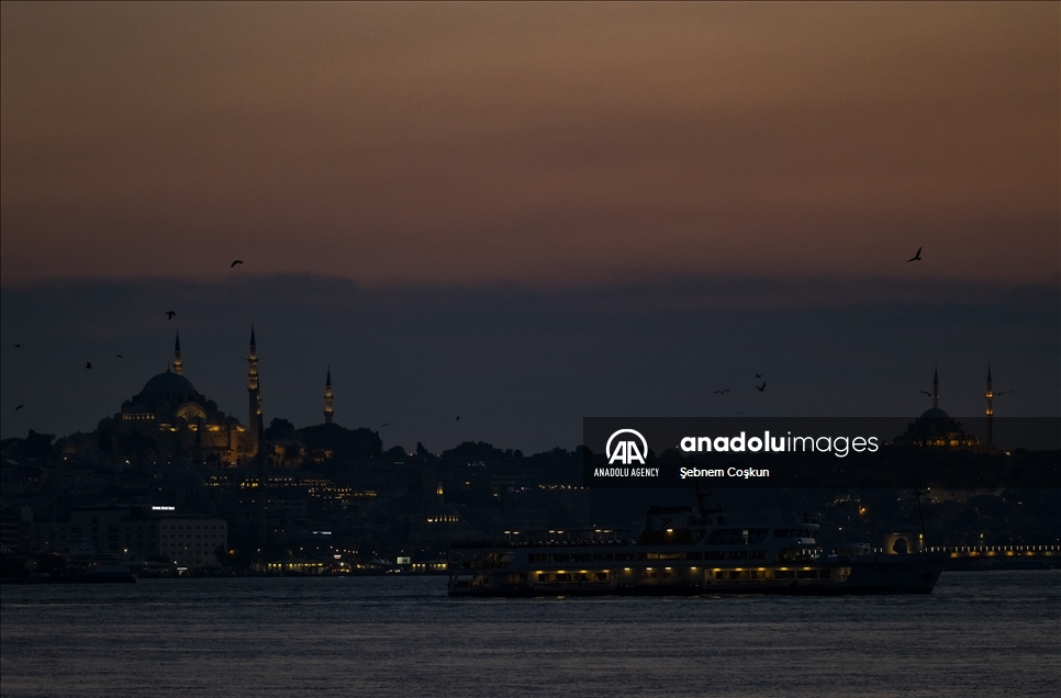 Sunset in Istanbul