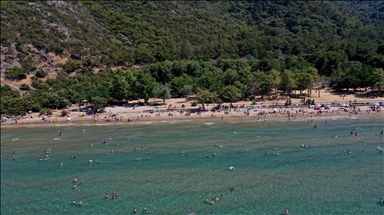 Kuşadası'ndaki Dilek Yarımadası Milli Parkı, son bir ayda yaklaşık 100 bin kişiyi ağırladı