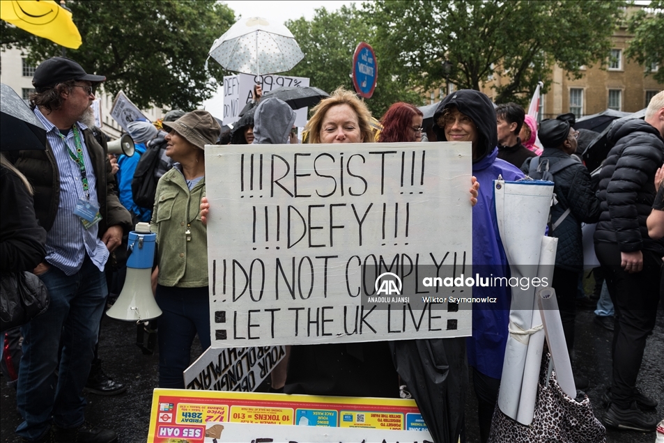 Anti-Lockdown Protest in London