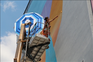"Turizmin başkenti" Antalya'da duvarlar "mural art" ile renkleniyor