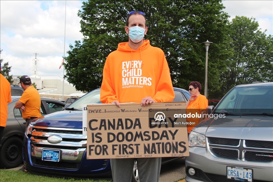Demonstration in Brantford, Canada