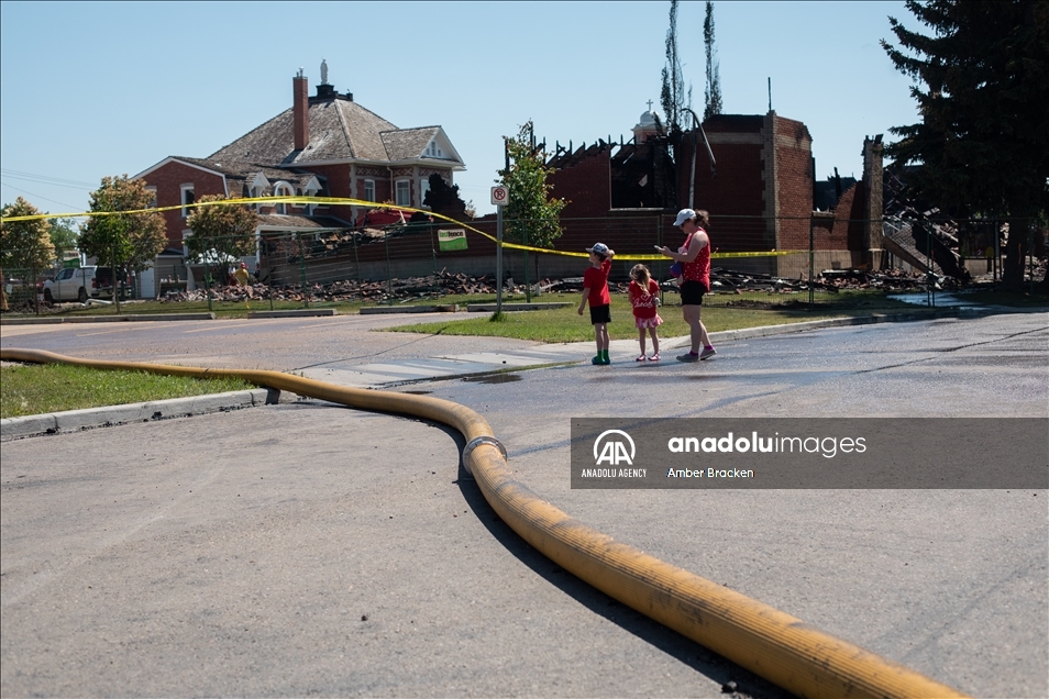 Catholic church in Morinville destroyed by fire