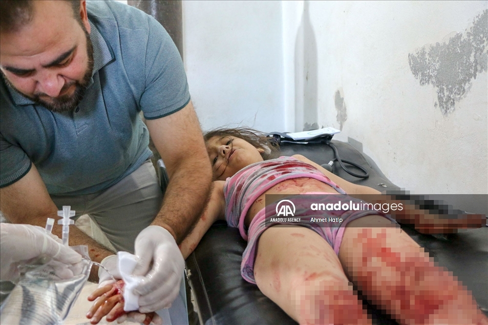 کشته شدن 8 غیرنظامی در حمله رژیم اسد به ادلب