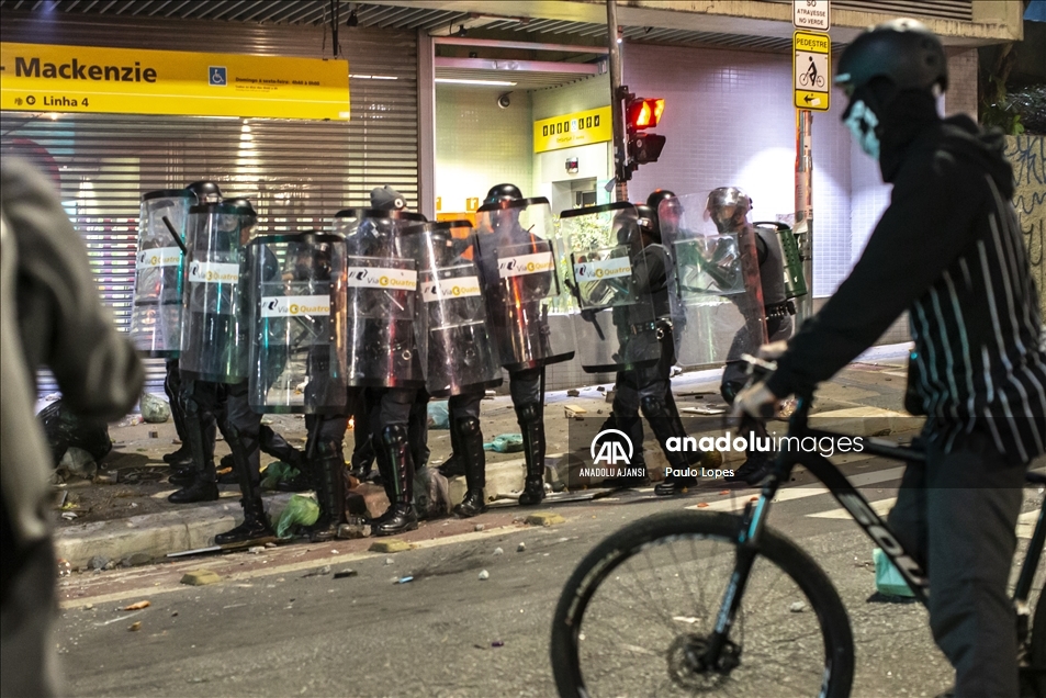Demonstration against Bolsonaro in Sao Paulo