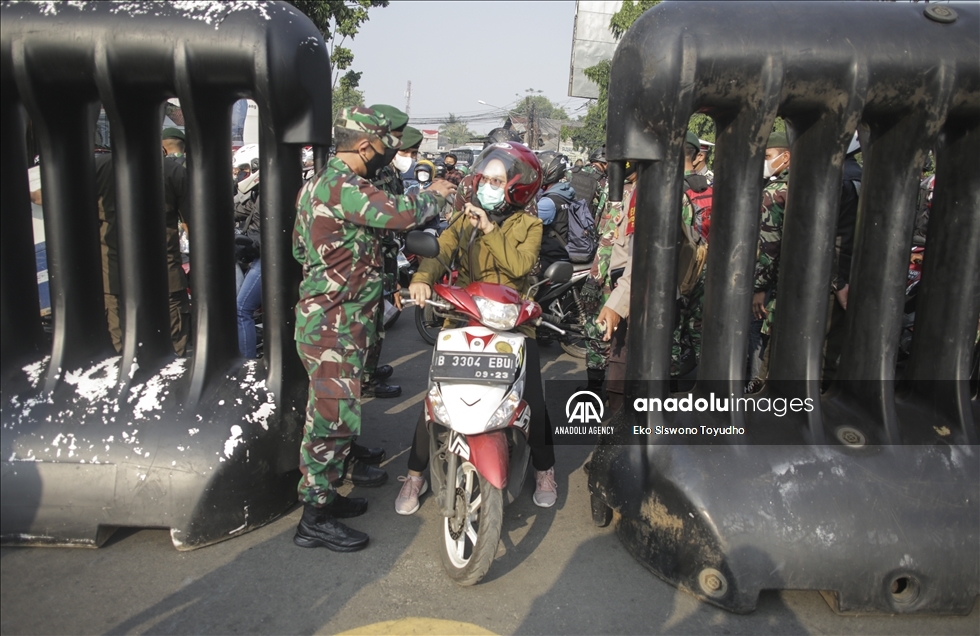Indonesia batasi pergerakan masyarkat guna tekan penularan Covid-19