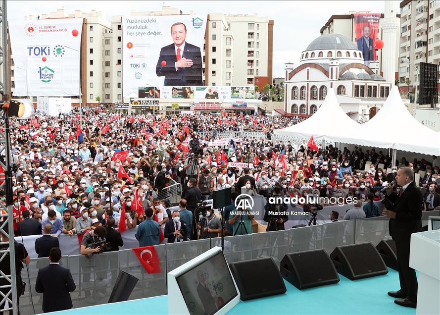 TOKİ 1 Milyonuncu Konut Anahtar Teslim Töreni