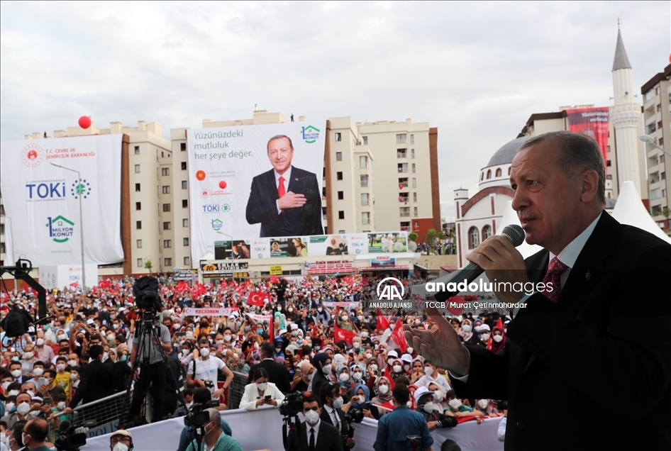 TOKİ 1 Milyonuncu Konut Anahtar Teslim Töreni