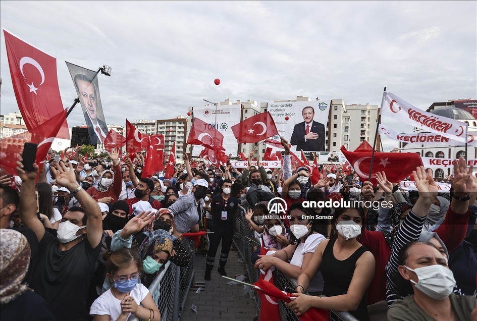 TOKİ 1 Milyonuncu Konut Anahtar Teslim Töreni