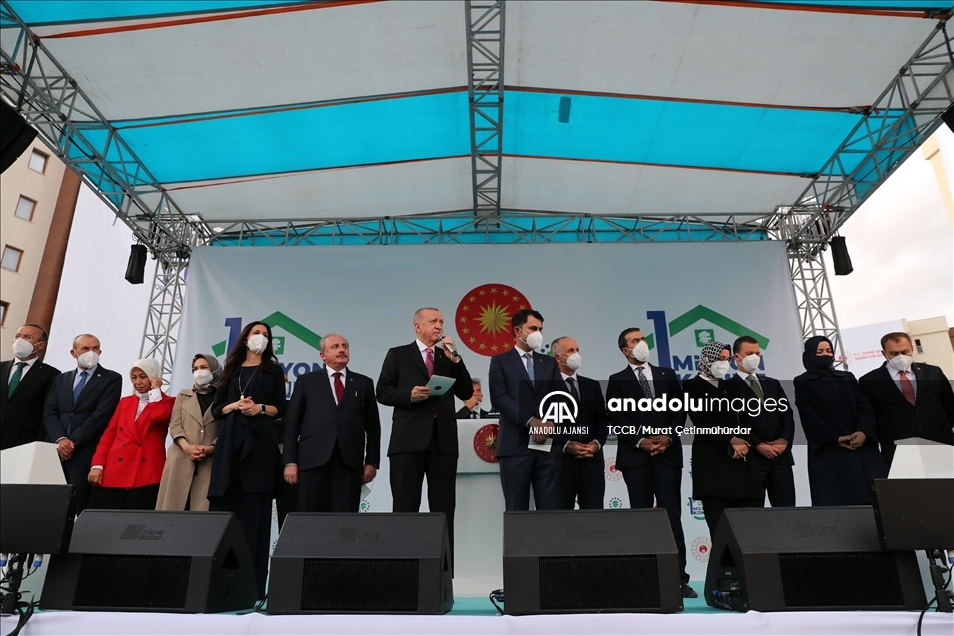 TOKİ 1 Milyonuncu Konut Anahtar Teslim Töreni