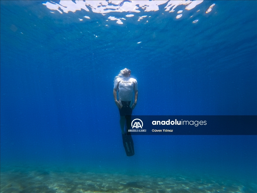 Göcek koyları serbest dalış tutkunlarını ağırlıyor