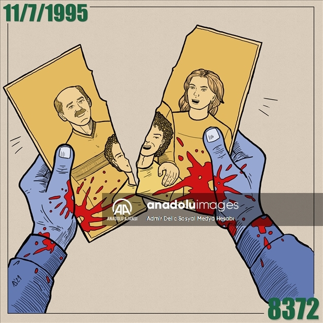 Karikatür sanatçısı Delic, Srebrenitsa'daki soykırımın vahametini çizimleriyle anlatıyor