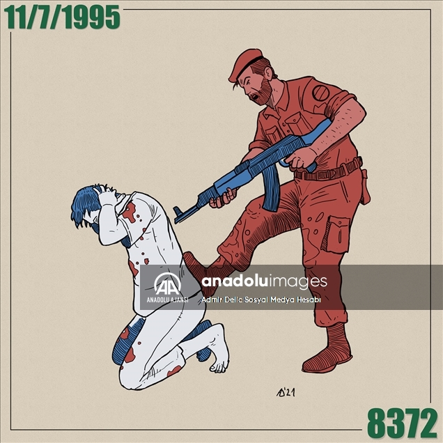 Karikatür sanatçısı Delic, Srebrenitsa'daki soykırımın vahametini çizimleriyle anlatıyor