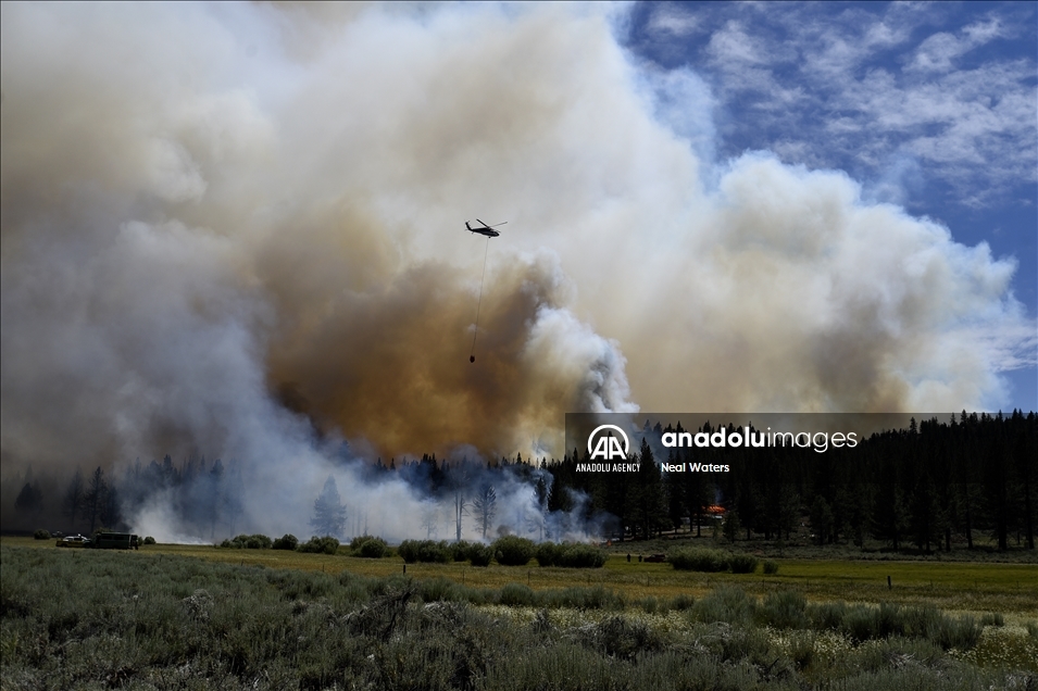 California wildfire continues