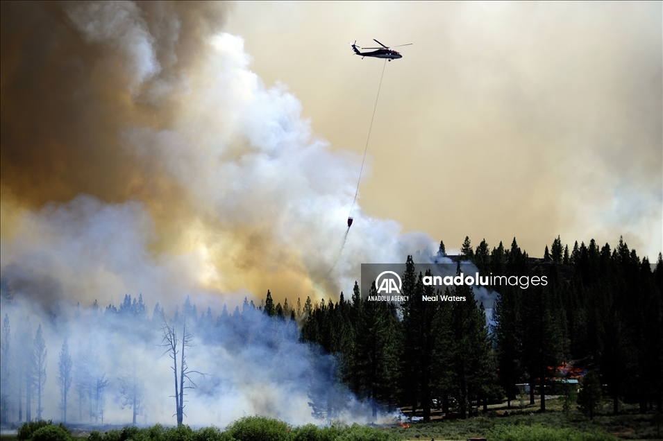 California wildfire continues