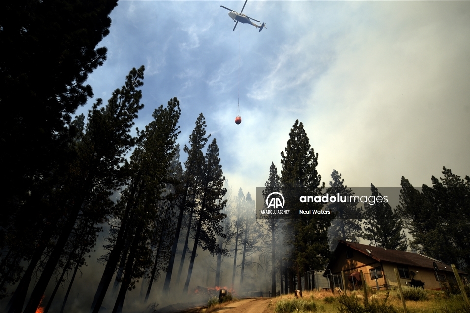 California wildfire continues
