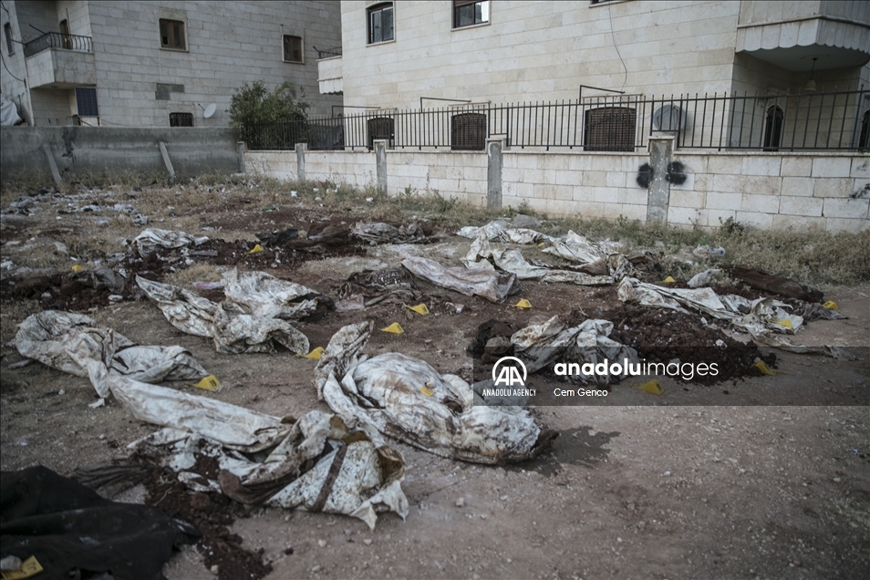 العثور على 35 جثة مجهولة الهوية في عفرين السورية