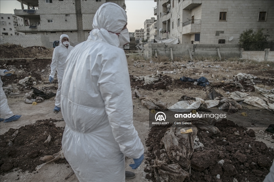 العثور على 35 جثة مجهولة الهوية في عفرين السورية