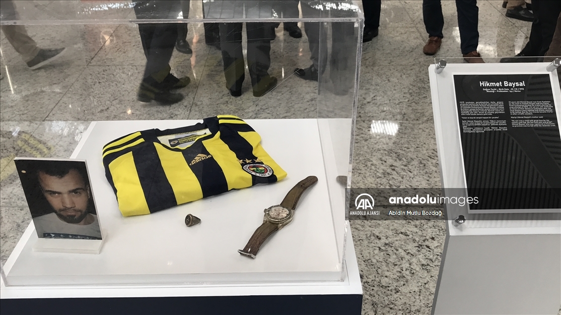 İstanbul Havalimanı’nda, 15 Temmuz Demokrasi ve Milli Birlik Günü sergisi açıldı