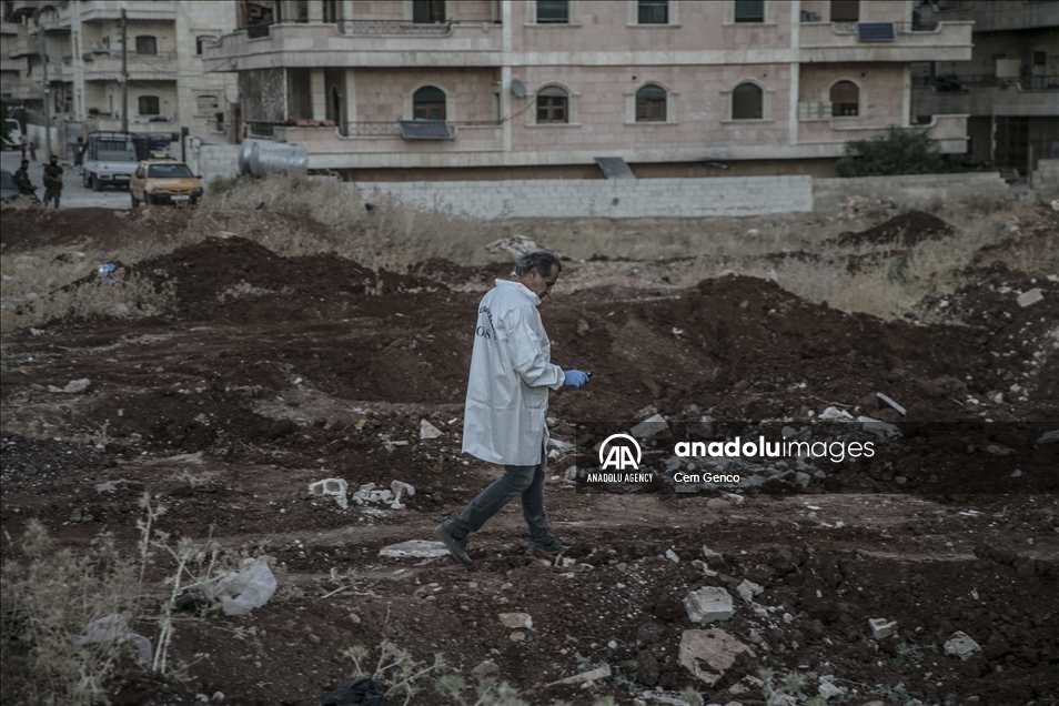 العثور على 35 جثة مجهولة الهوية في عفرين السورية