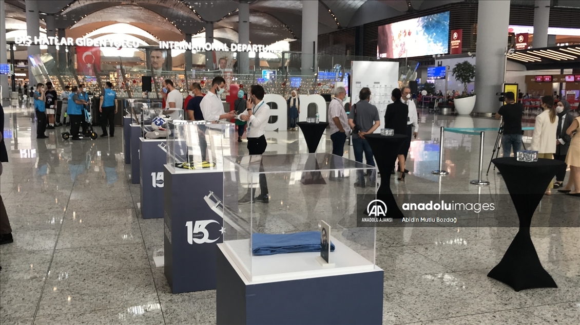 İstanbul Havalimanı’nda, 15 Temmuz Demokrasi ve Milli Birlik Günü sergisi açıldı