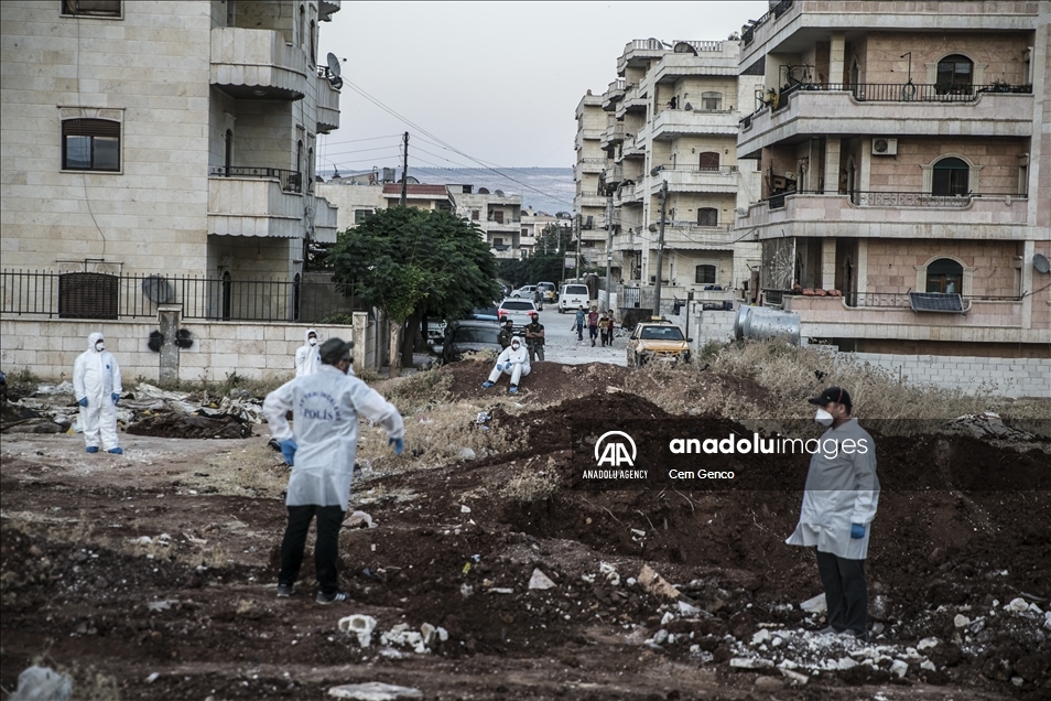 العثور على 35 جثة مجهولة الهوية في عفرين السورية