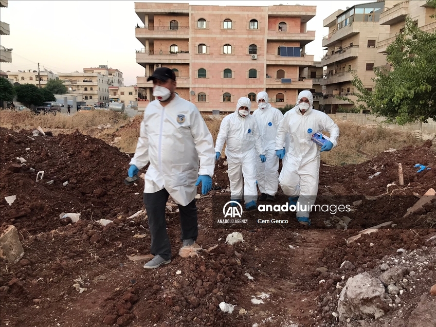 Mass grave found in Syria's Afrin