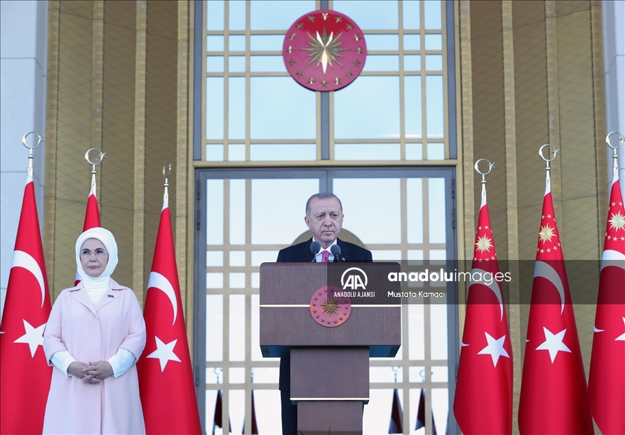 Cumhurbaşkanı Erdoğan, 15 Temmuz Demokrasi ve Milli Birlik Günü'nde vatandaşlara hitap etti