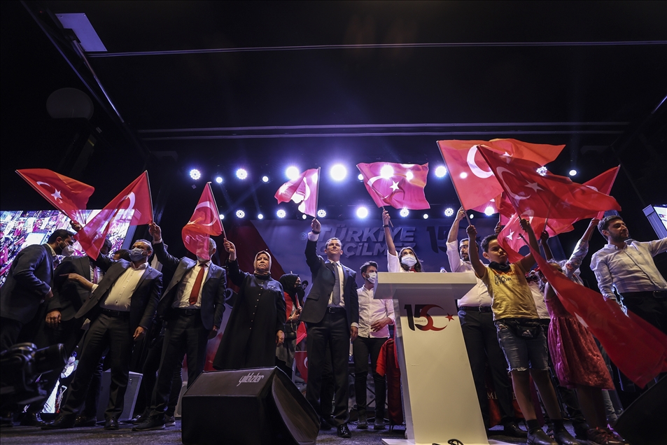 Peringatan Hari Demokrasi dan Persatuan Nasional 15 Juli di Turki