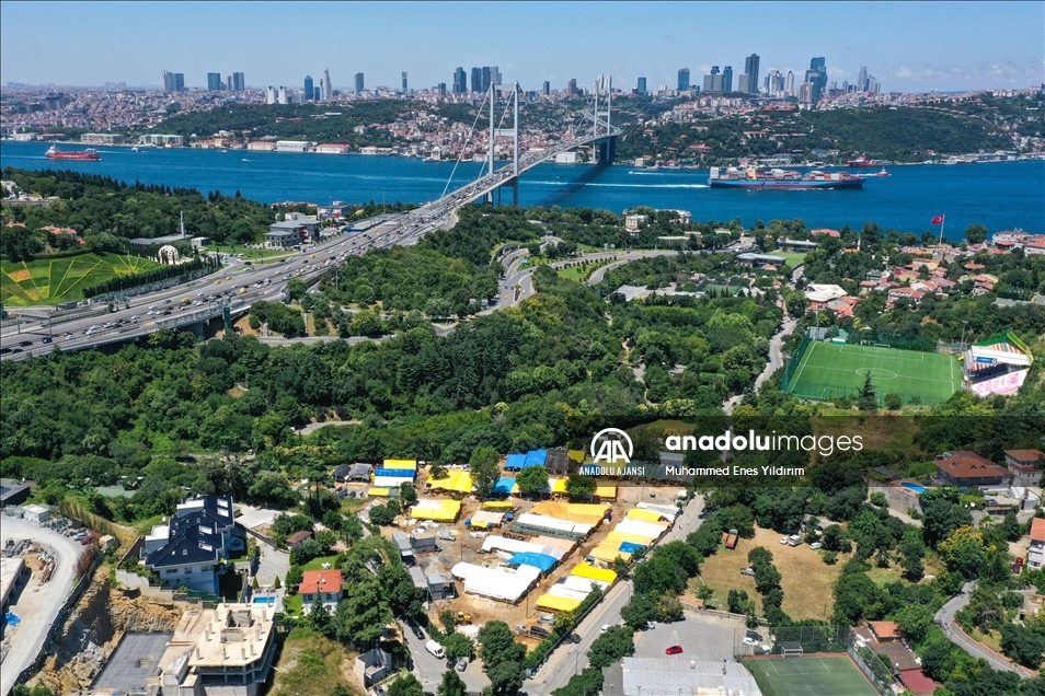 İstanbul'daki kurbanlıklar alıcılarını bekliyor
