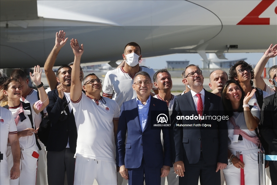 رياضيو تركيا المشاركون في الأولمبياد يتوجهون إلى طوكيو