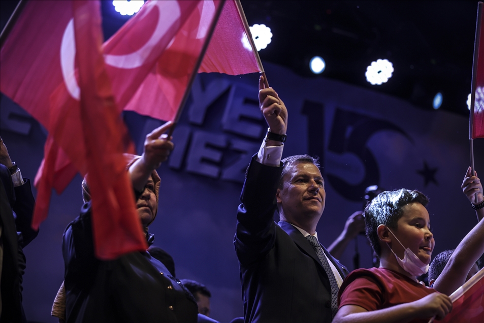 Peringatan Hari Demokrasi dan Persatuan Nasional 15 Juli di Turki