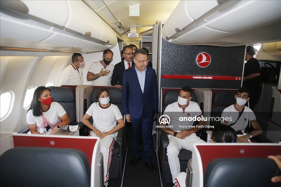 رياضيو تركيا المشاركون في الأولمبياد يتوجهون إلى طوكيو