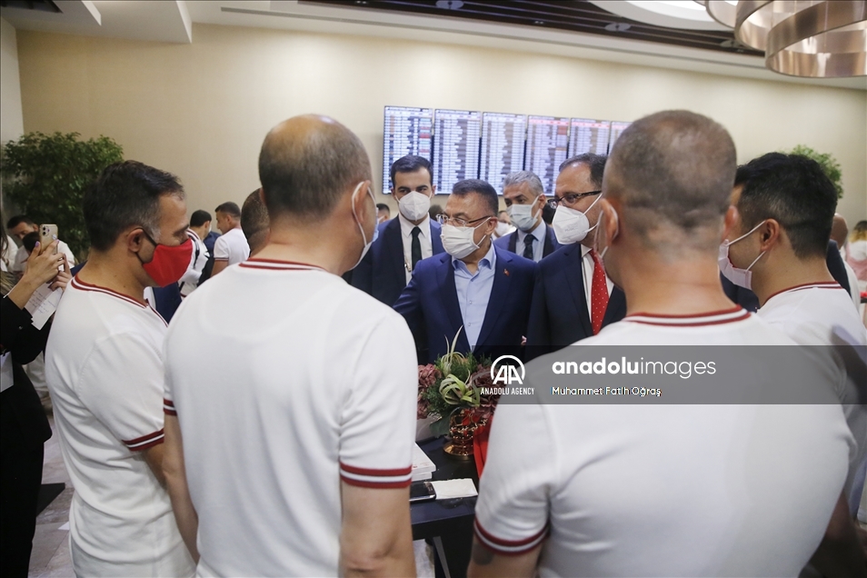 رياضيو تركيا المشاركون في الأولمبياد يتوجهون إلى طوكيو