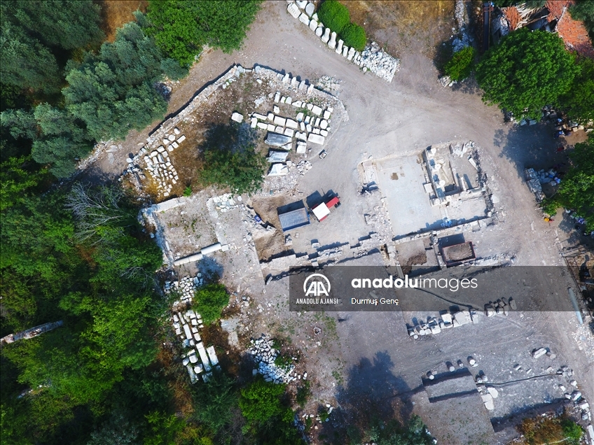 Stratonikeia Antik Kenti'nde bulunan 1600 yıllık mozaikler turizme kazandırılacak