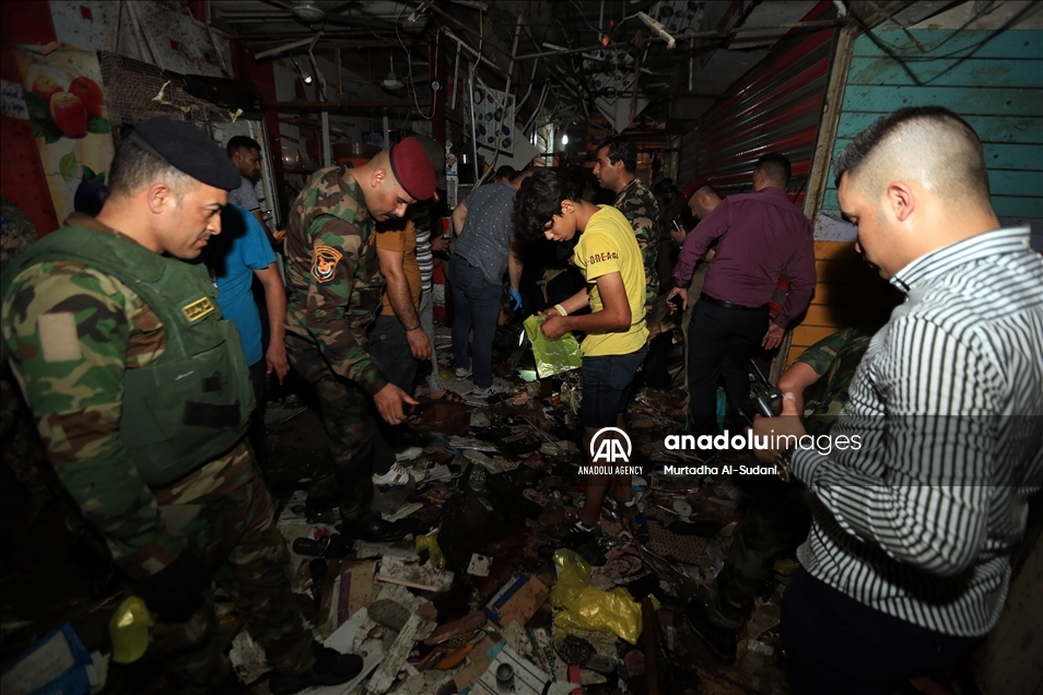 Blast in Baghdad, Iraq