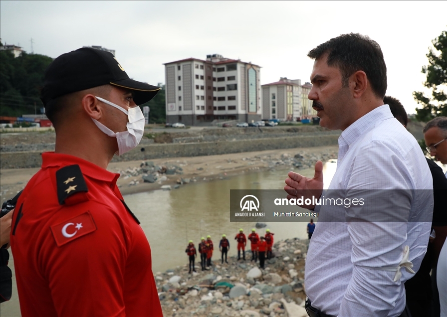 Çevre ve Şehircilik Bakanı Murat Kurum, Rize'de