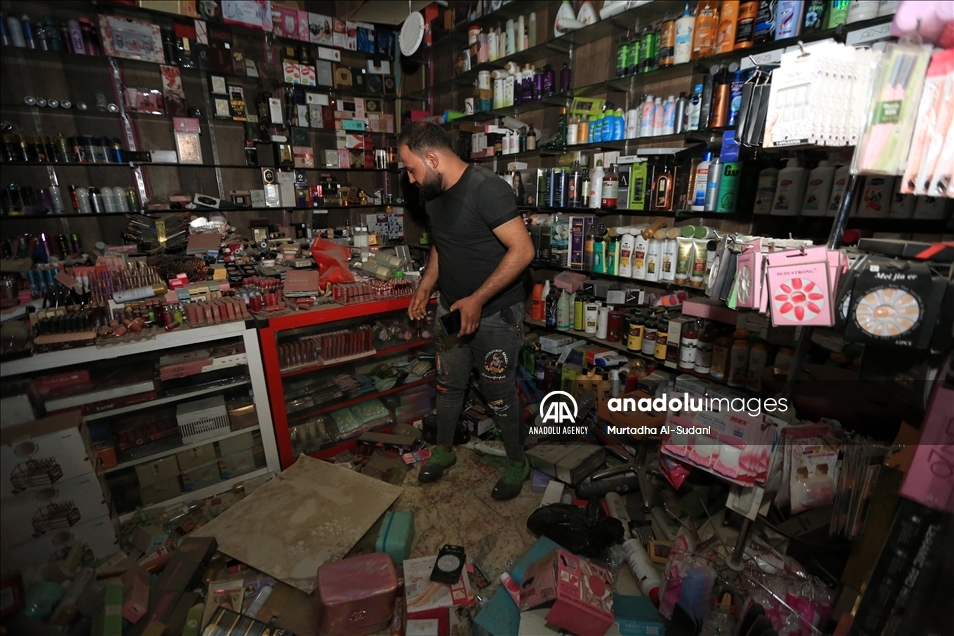 Blast in Baghdad, Iraq