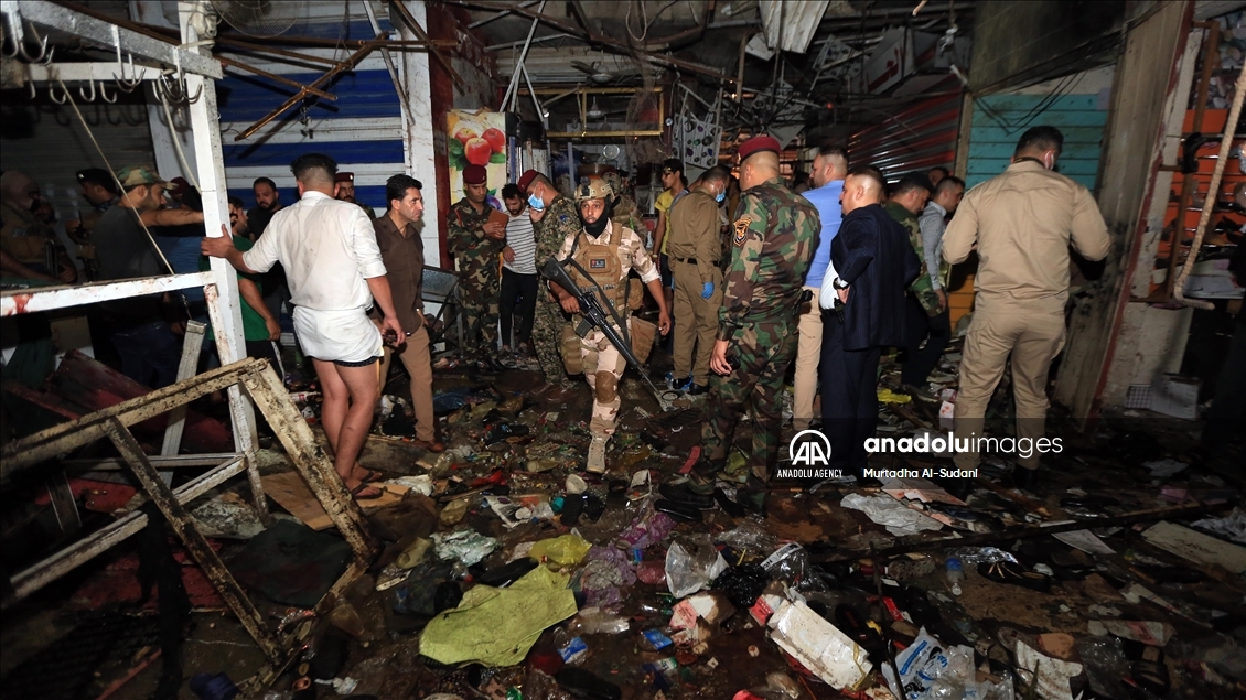 Blast in Baghdad, Iraq
