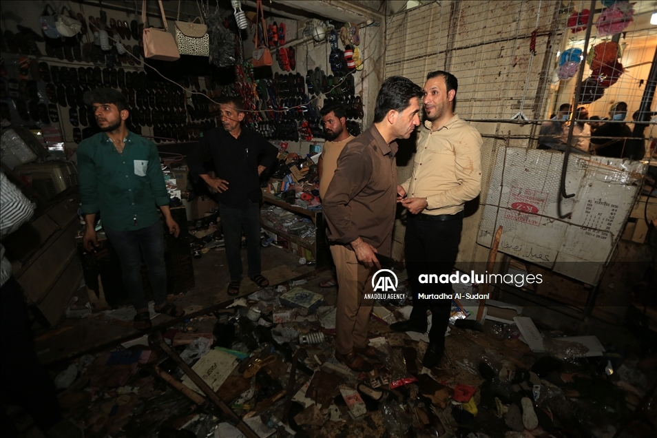 Blast in Baghdad, Iraq