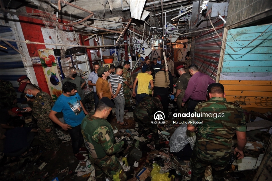 Blast in Baghdad, Iraq