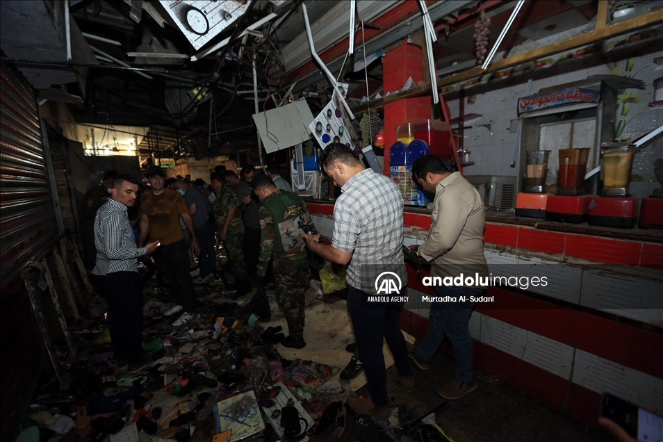 Blast in Baghdad, Iraq