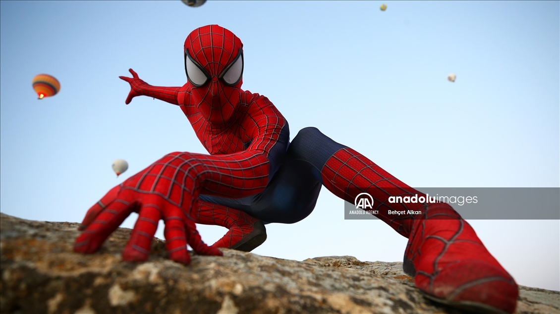 "Spider-Man" Burak Soylu in Cappadocia