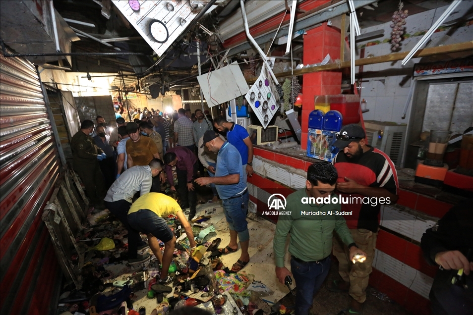 Blast in Baghdad, Iraq