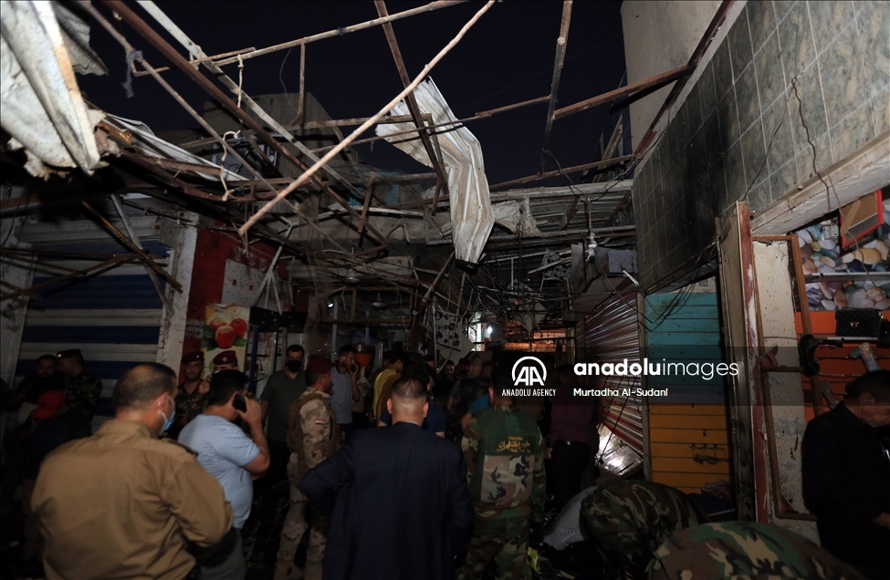 Blast in Baghdad, Iraq