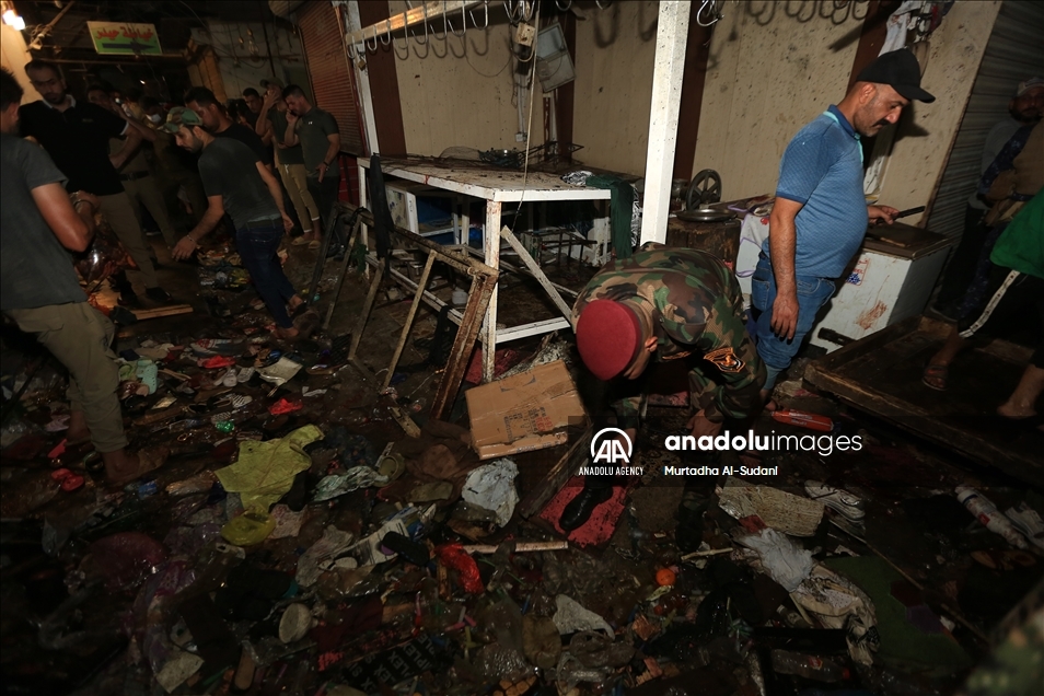 Blast in Baghdad, Iraq