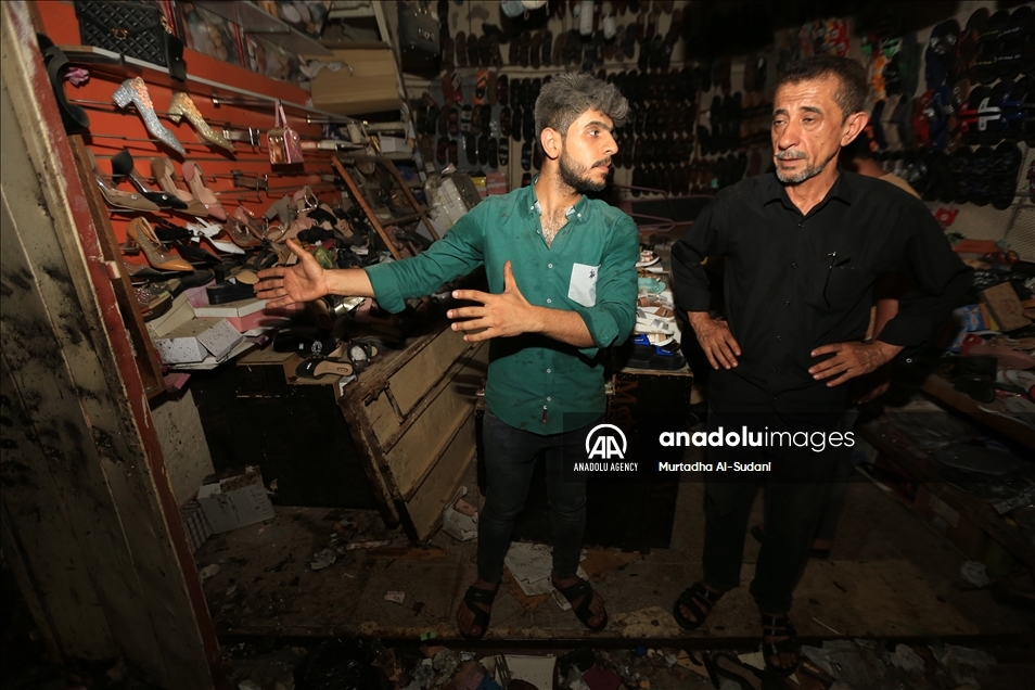 Blast in Baghdad, Iraq